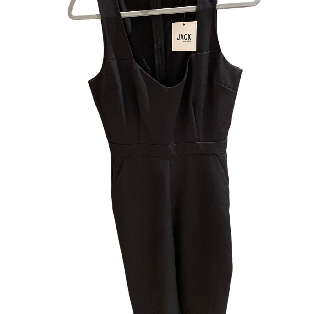 Jack by BB Dakota Women's Black O Suit Jumpsuit Size 4 - Picture 2 of 3